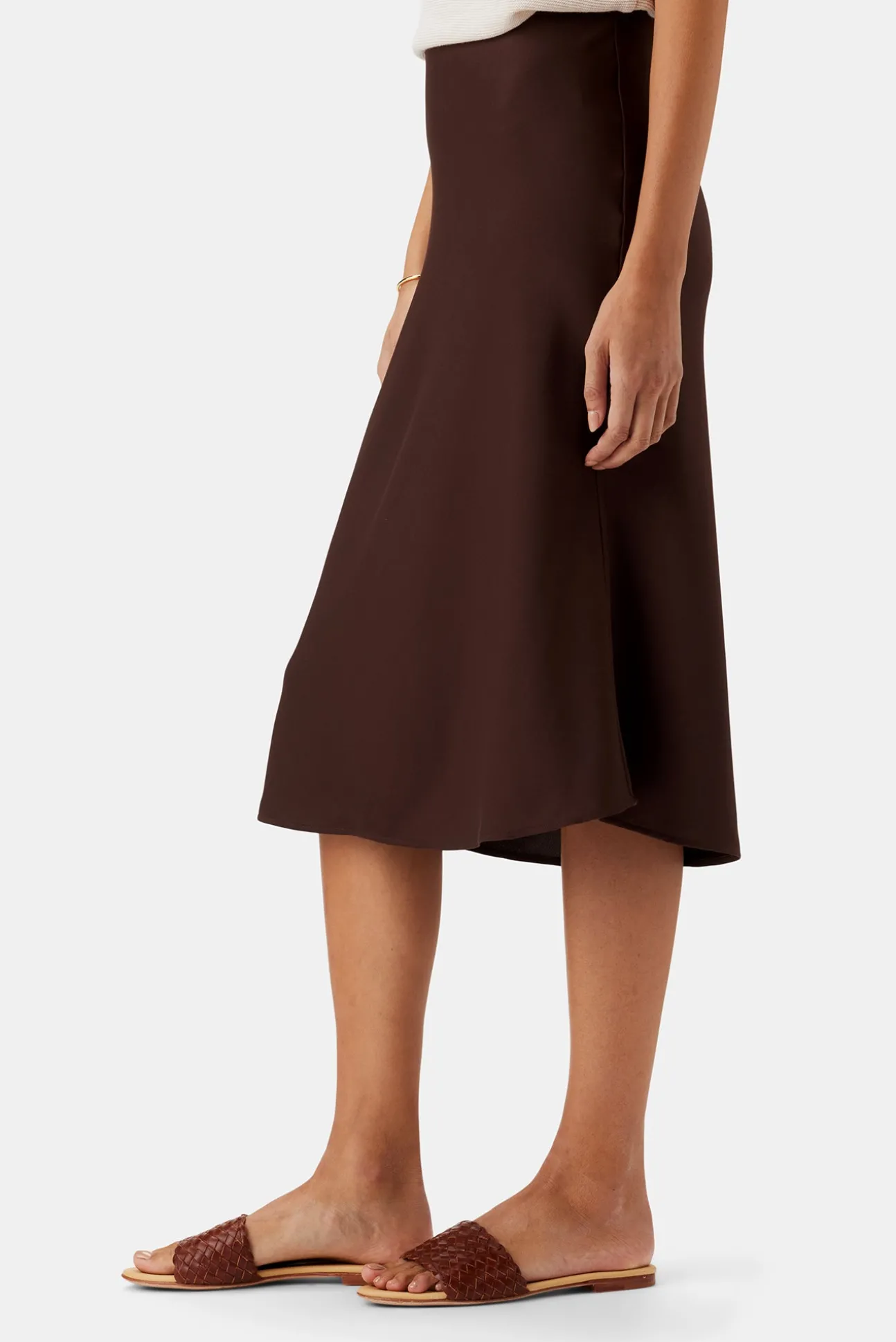 Eve Stretch Silk Skirt