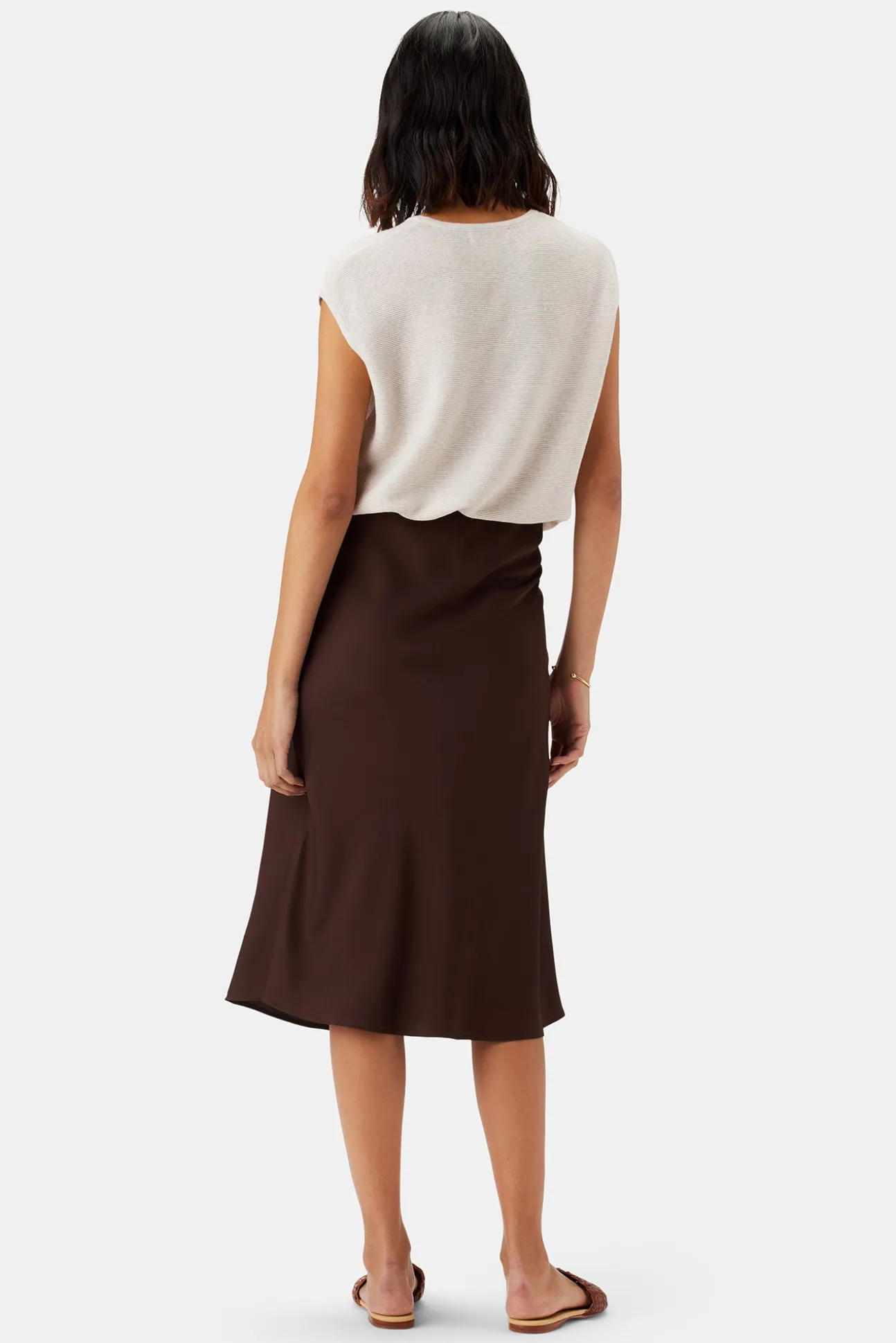 Eve Stretch Silk Skirt