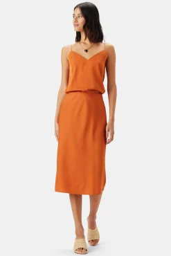 Eve Stretch Silk Skirt