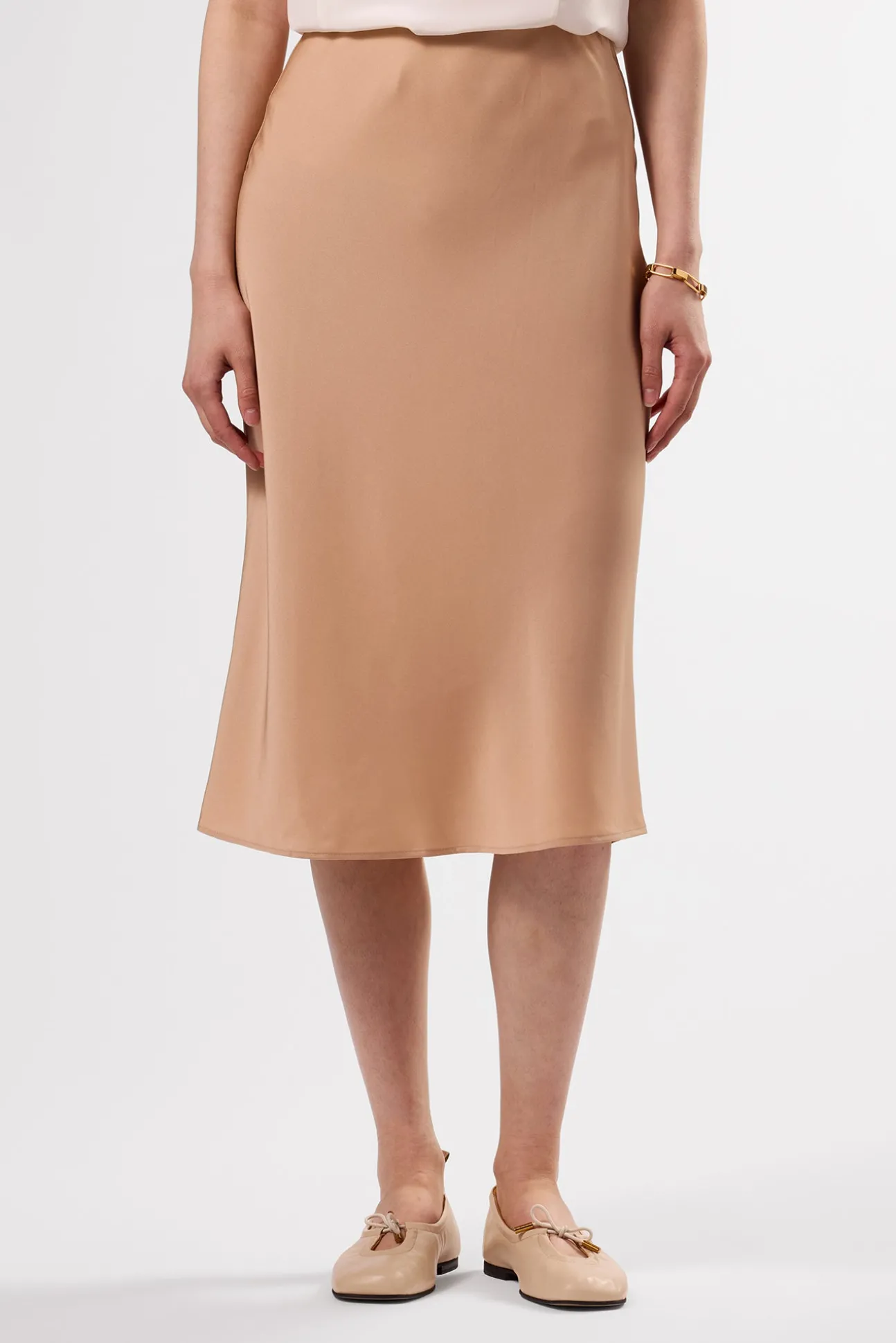 Eve Stretch Silk Skirt