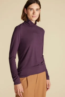 Flannery Bamboo Knit Turtleneck