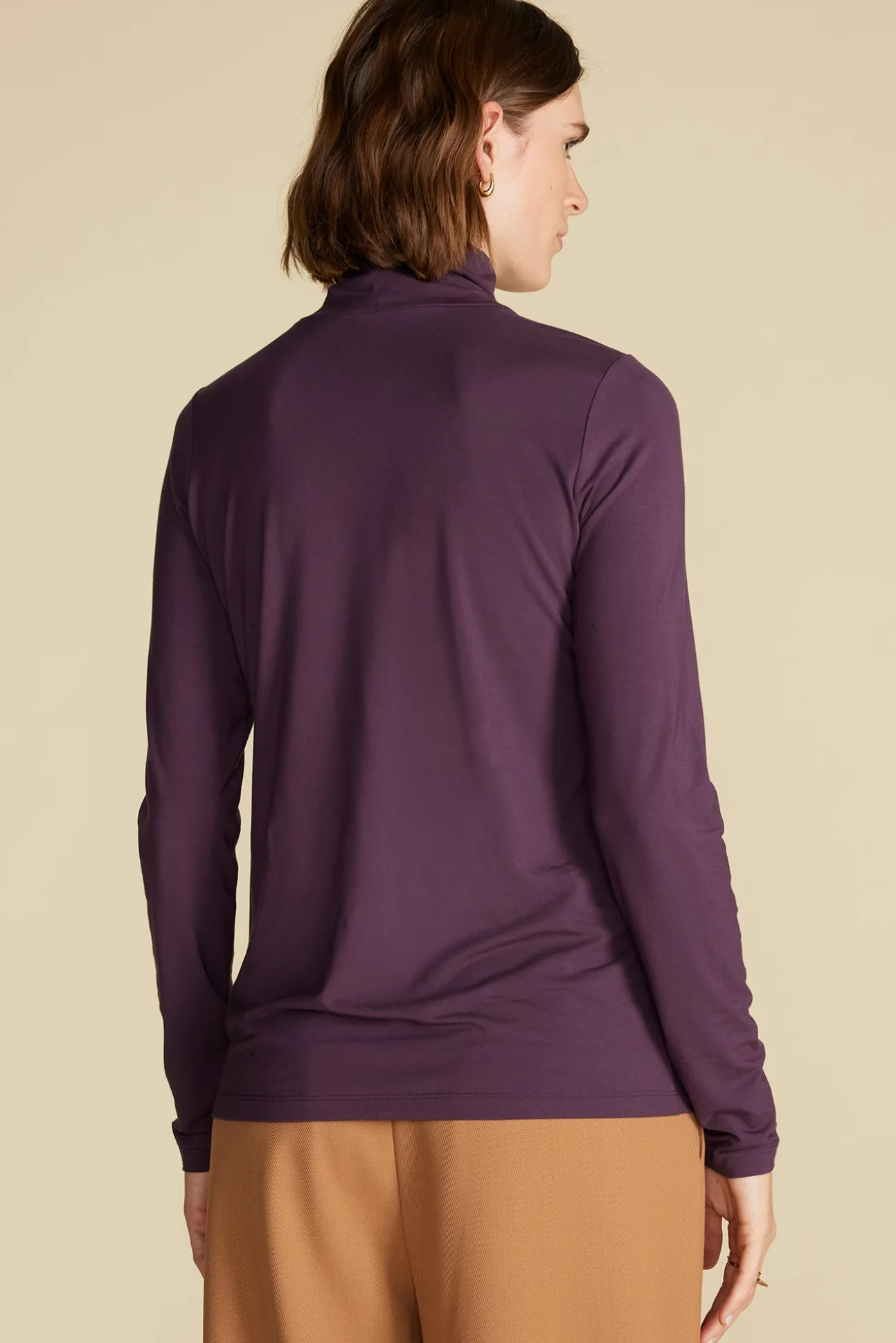 Flannery Bamboo Knit Turtleneck