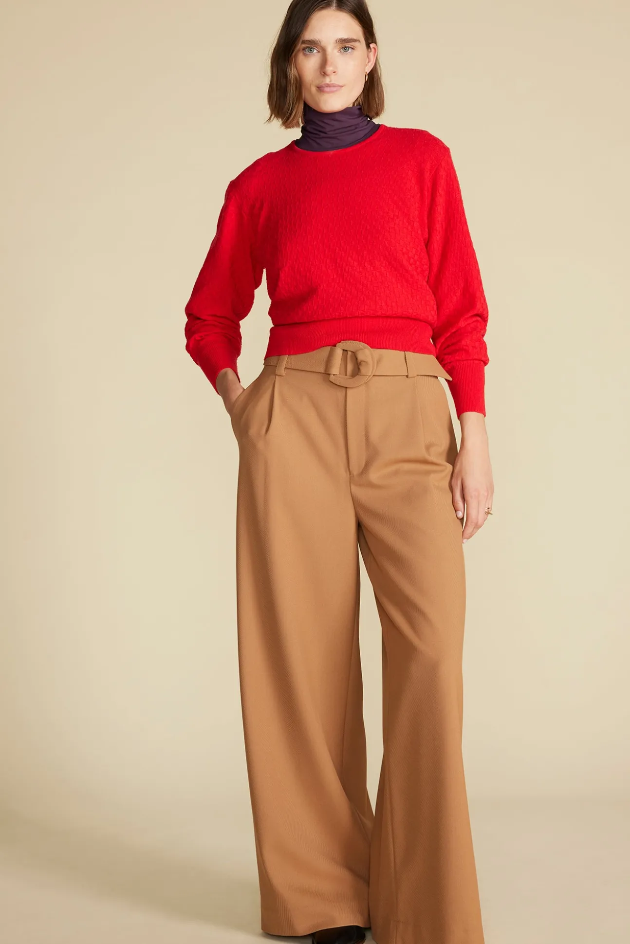 Flannery Bamboo Knit Turtleneck