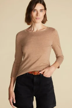 Fran Boatneck Cashmere Sweater