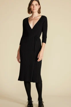Ila Knit Wrap Dress