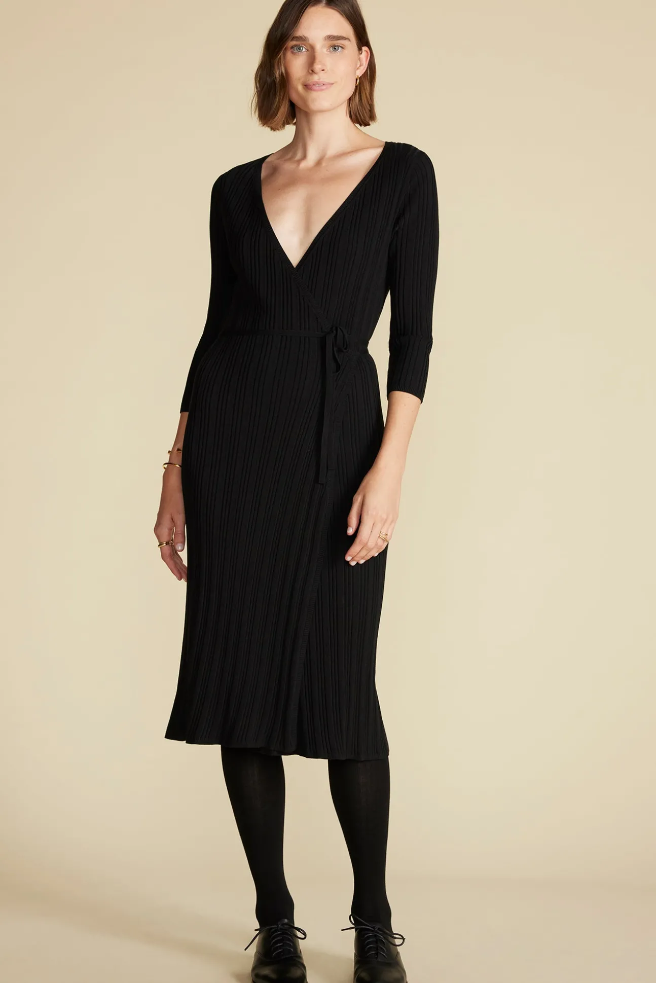 Ila Knit Wrap Dress