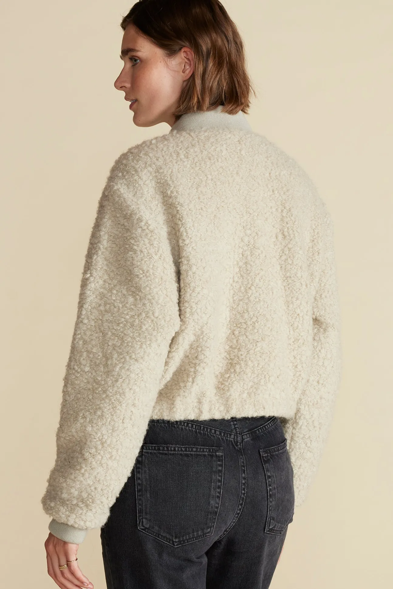 Jarrel Sherpa Bomber Jacket