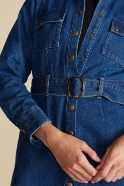 Joyce Denim Shirt Dress