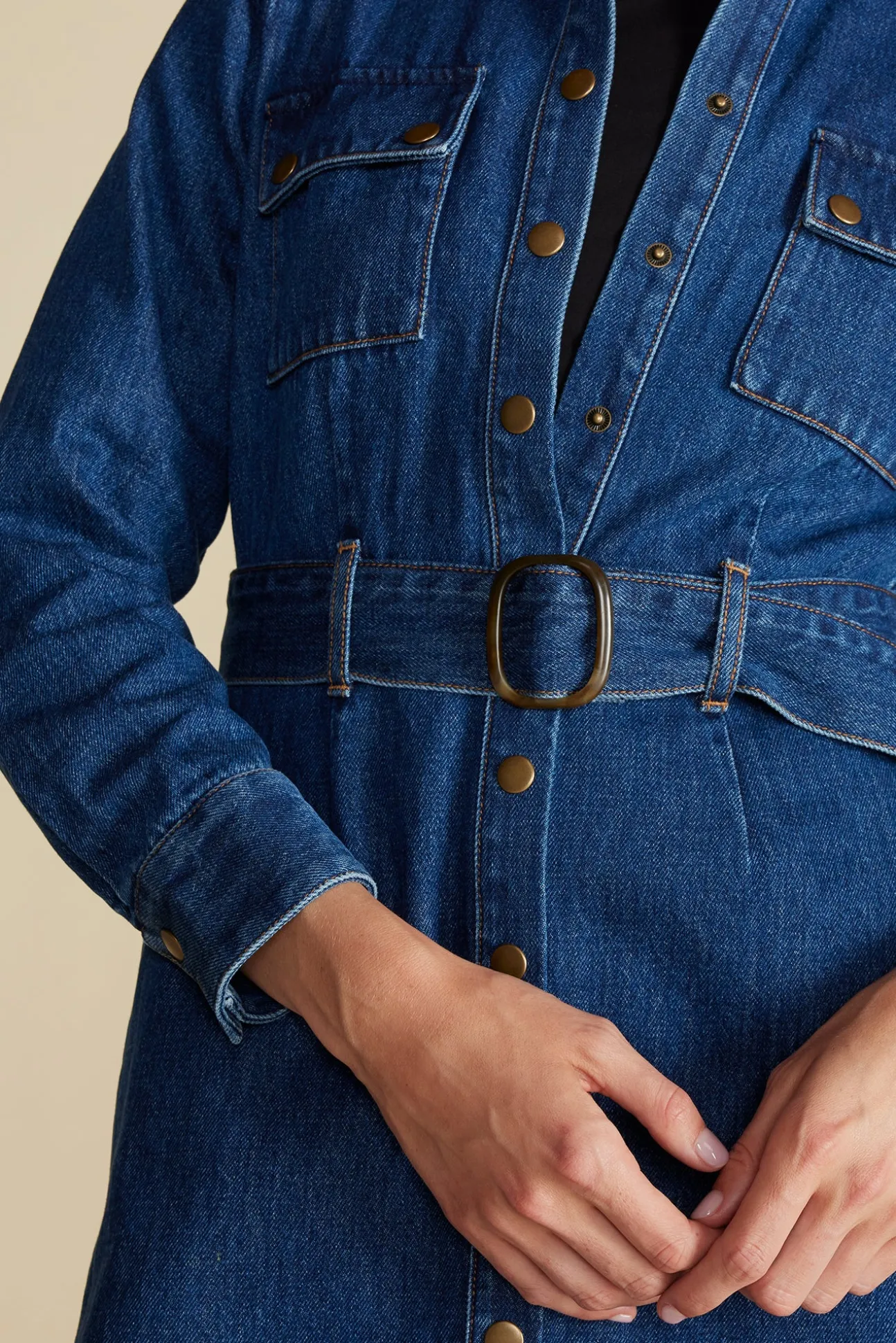 Joyce Denim Shirt Dress