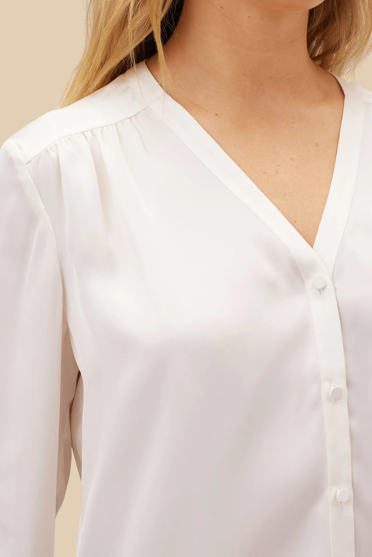 Kali Button Front Blouse