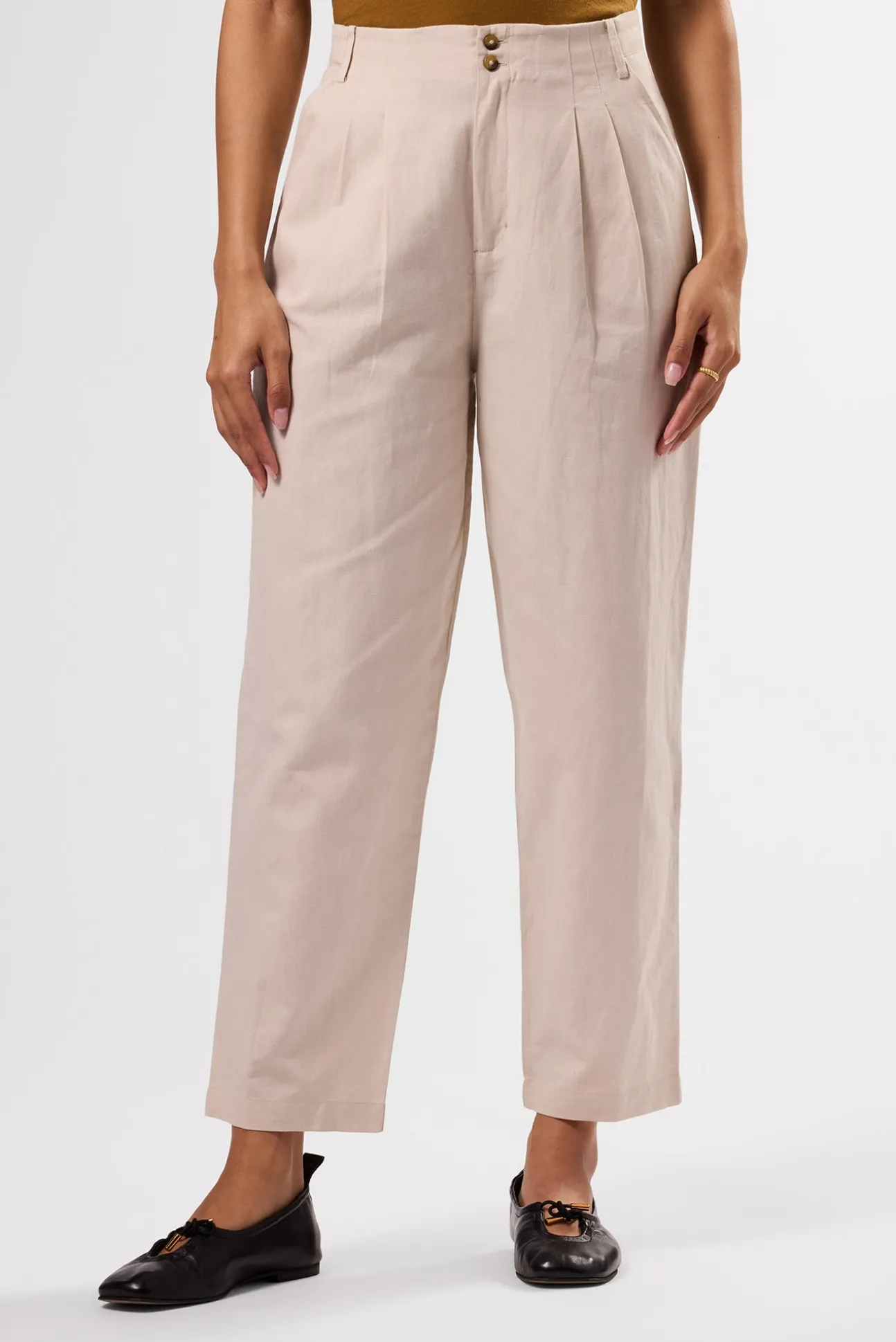 Larisa Cotton Linen Pant