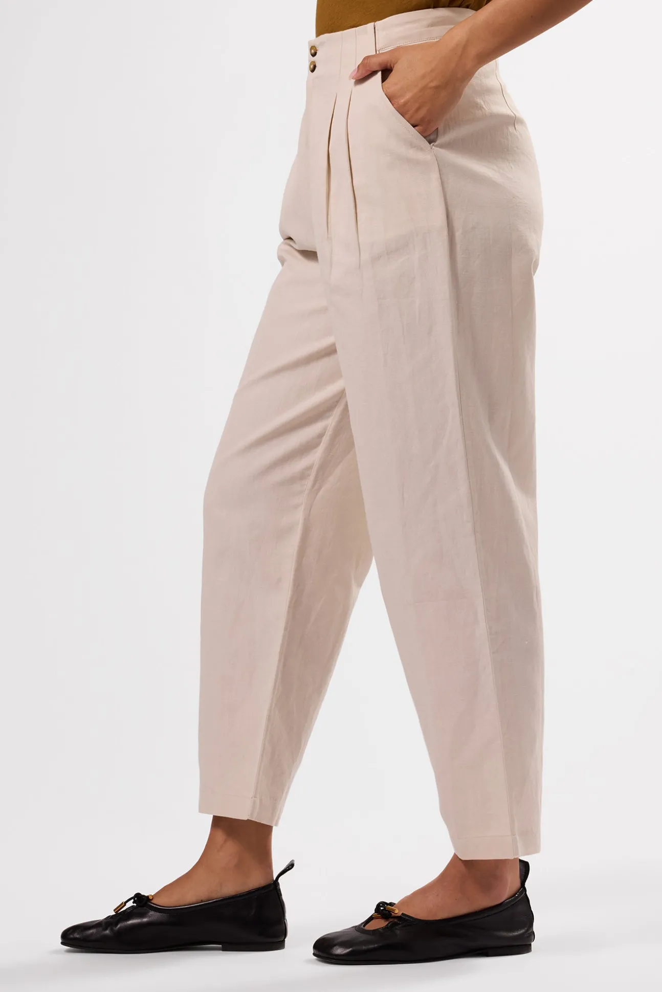 Larisa Cotton Linen Pant