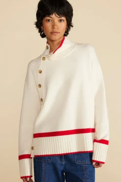 Leonie Stripe Turtleneck Sweater