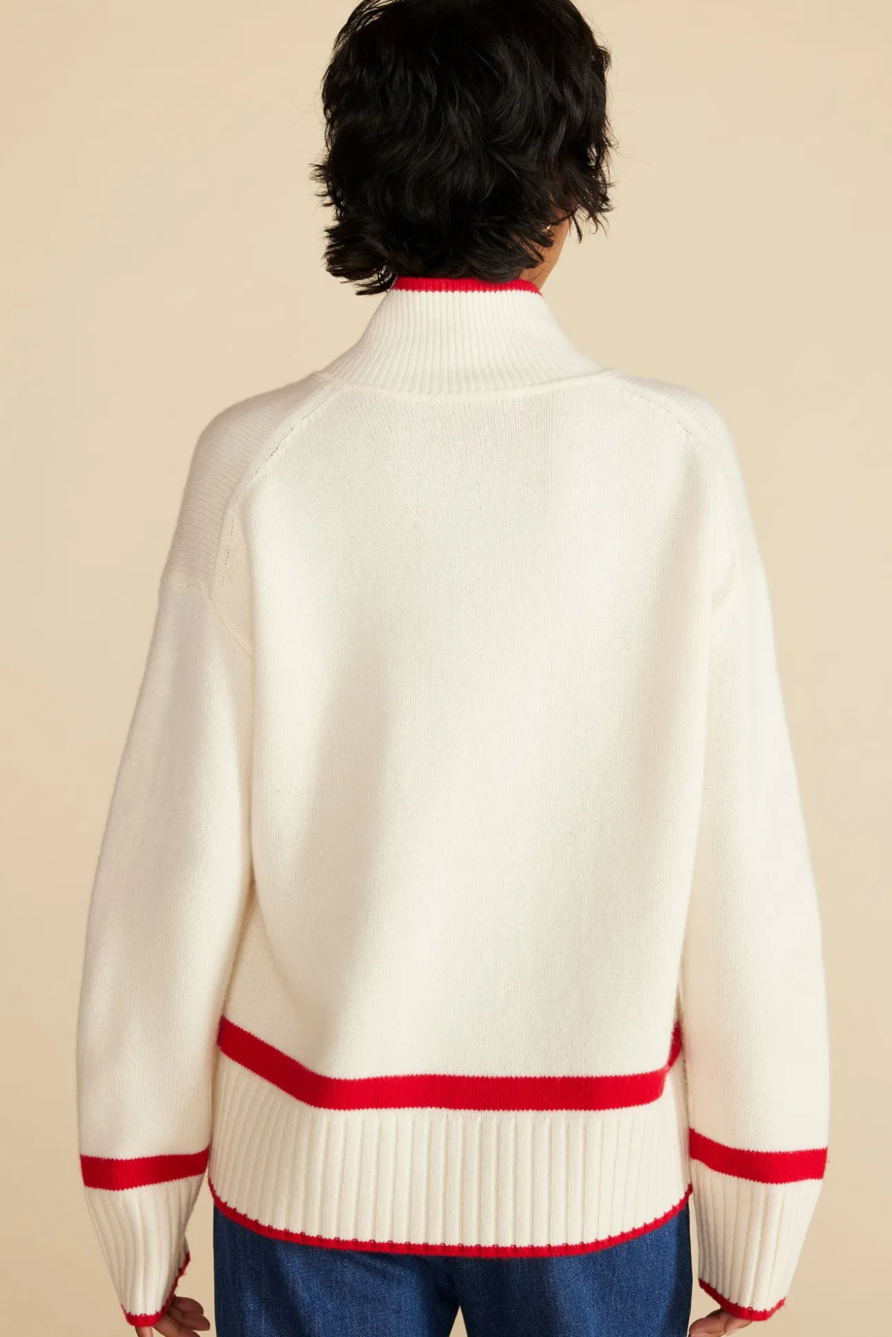 Leonie Stripe Turtleneck Sweater
