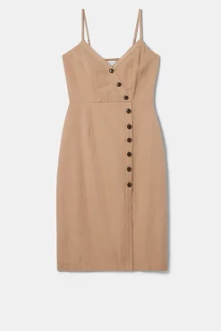 Lila Cotton Linen Dress
