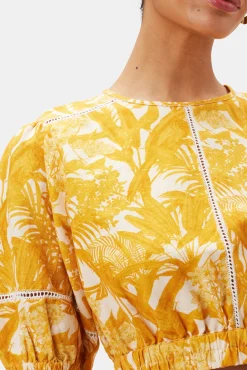 Lisa Cotton Linen Top