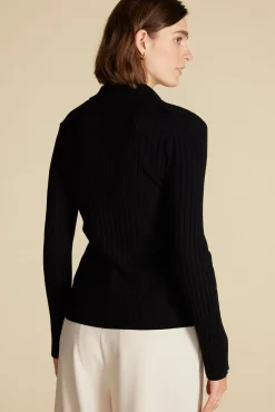 Lorraine Merino Wool Henley Sweater