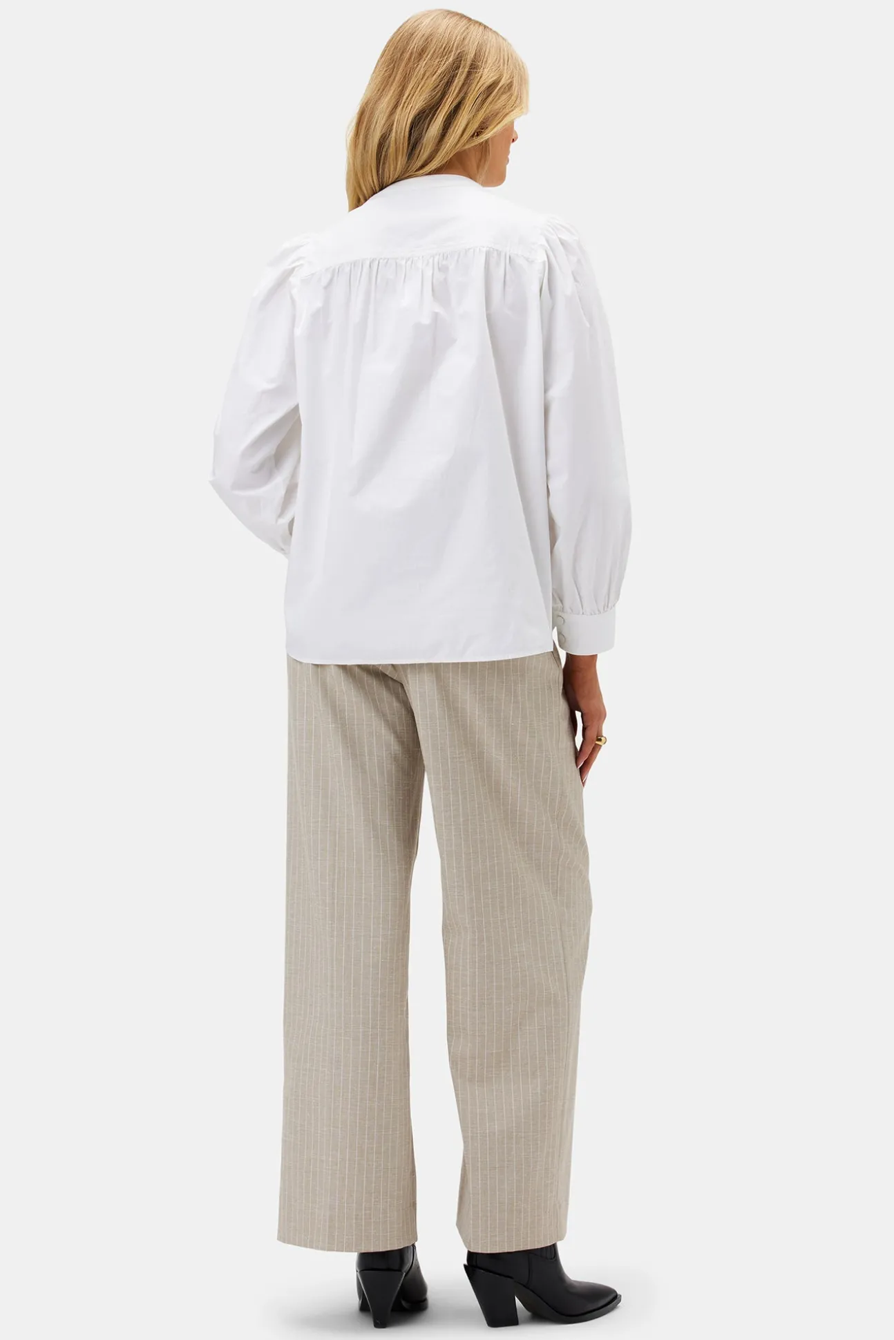 Lucie Organic Cotton Poplin Blouse
