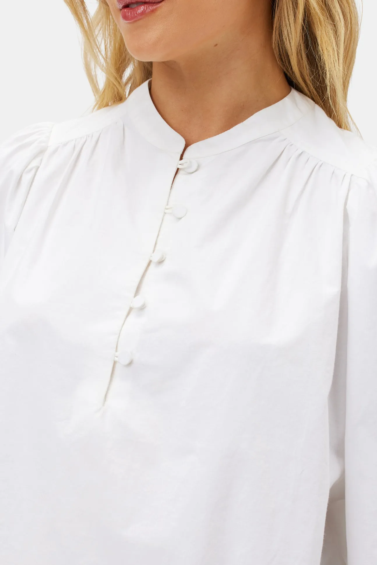 Lucie Organic Cotton Poplin Blouse