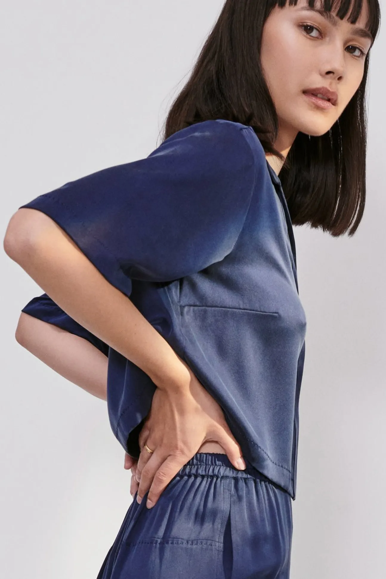 Lunya Washable Silk High Rise Pant Set