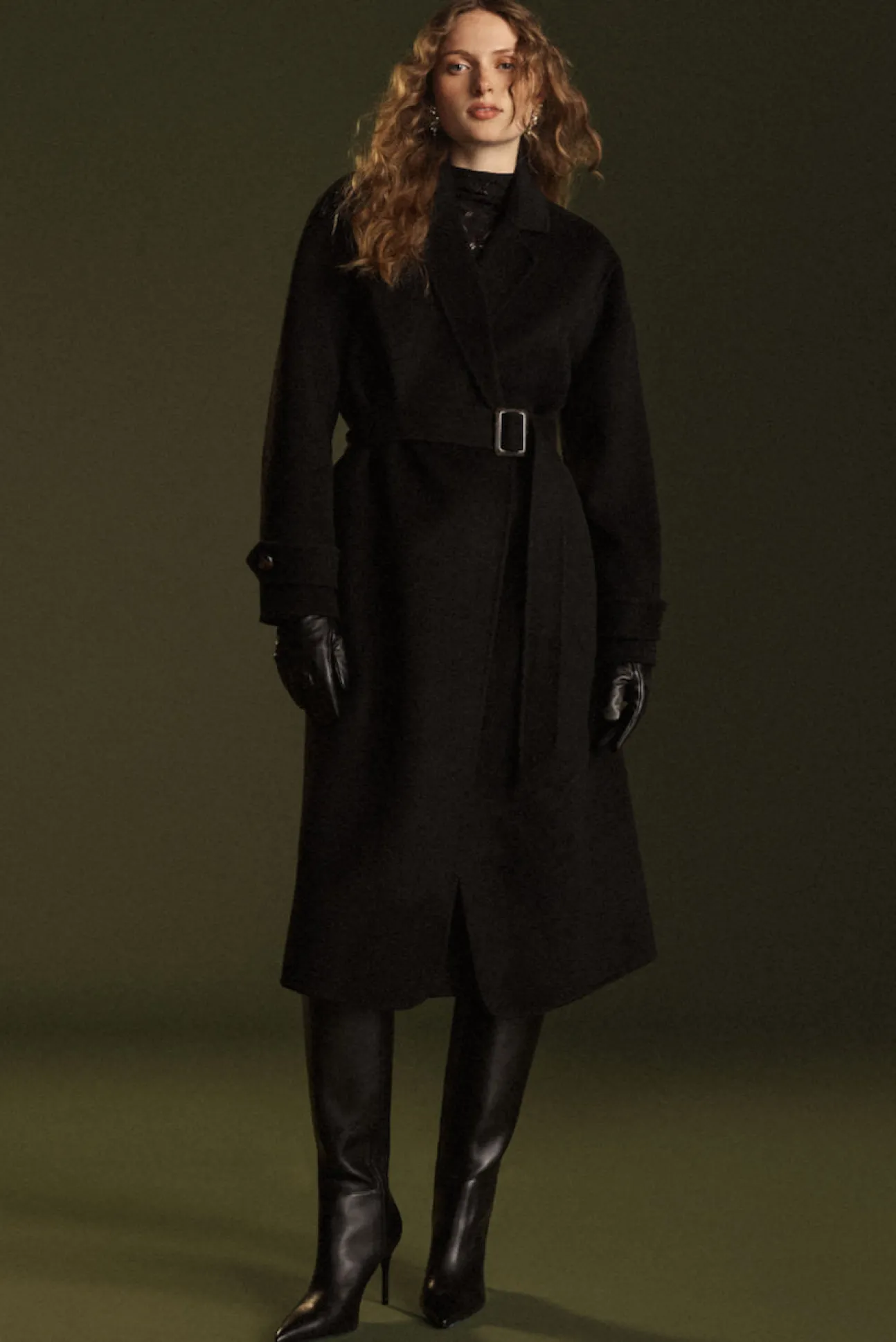 Lya Felted Wool Coat