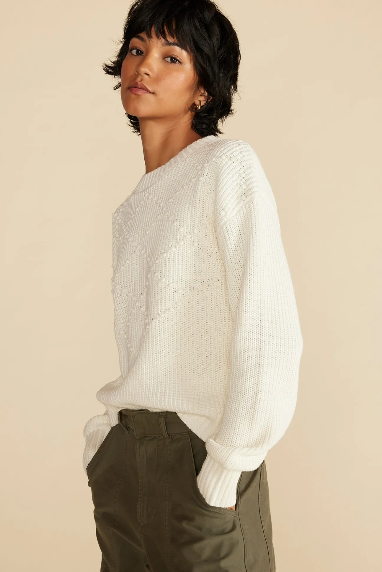 Madella Pom Pom Organic Cotton Sweater