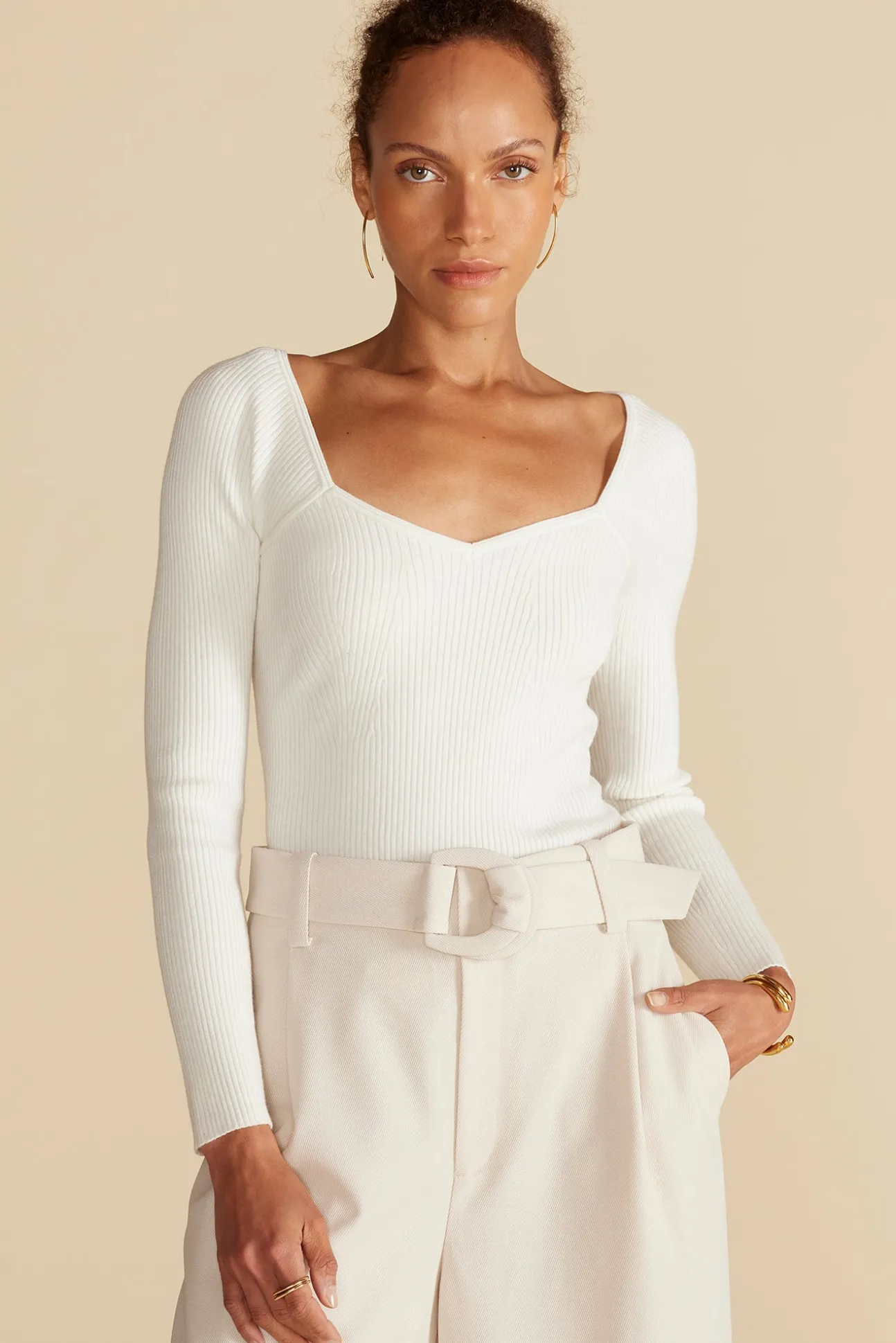 Maelle Square Neck Sweater