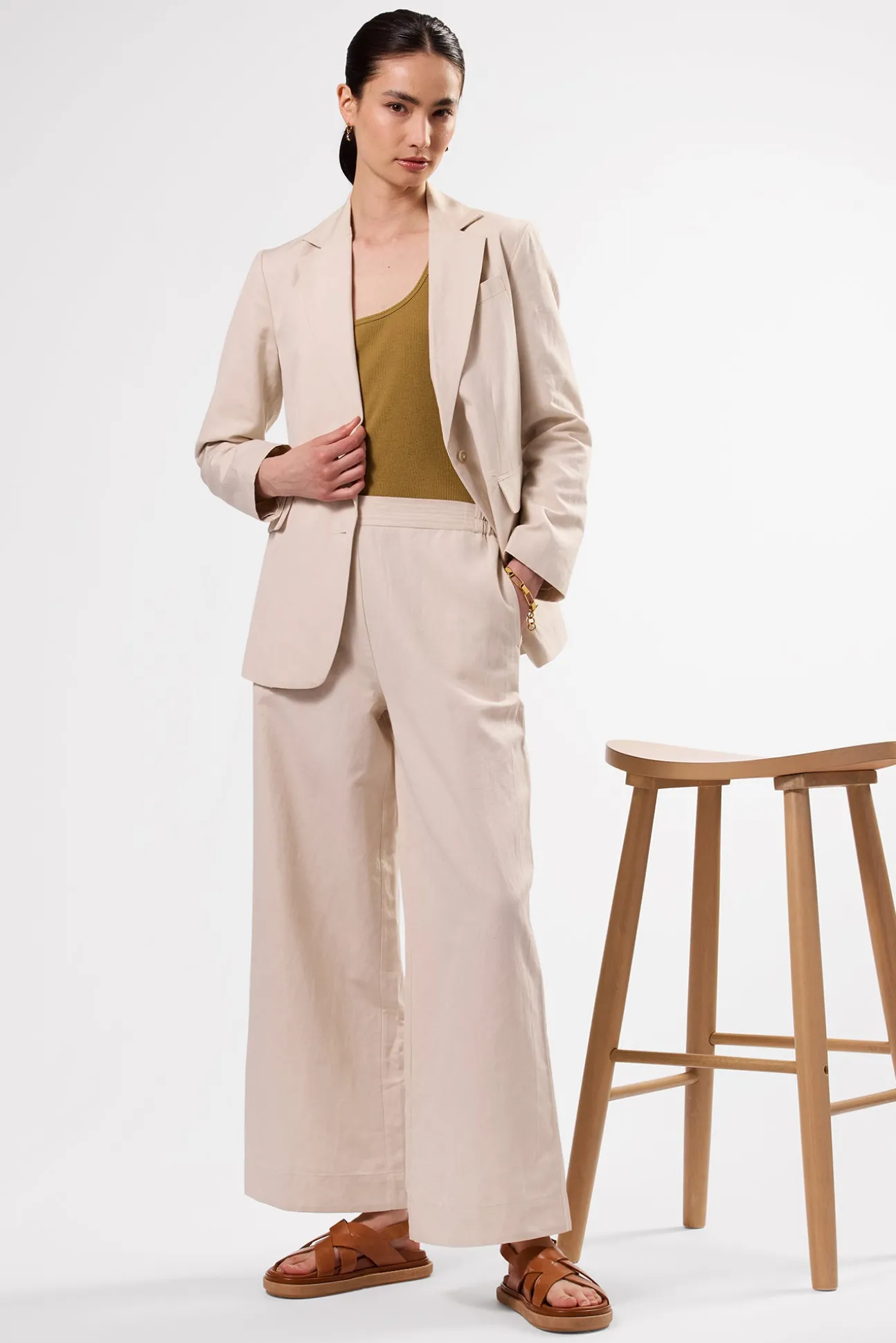Malia Cotton Linen Pant