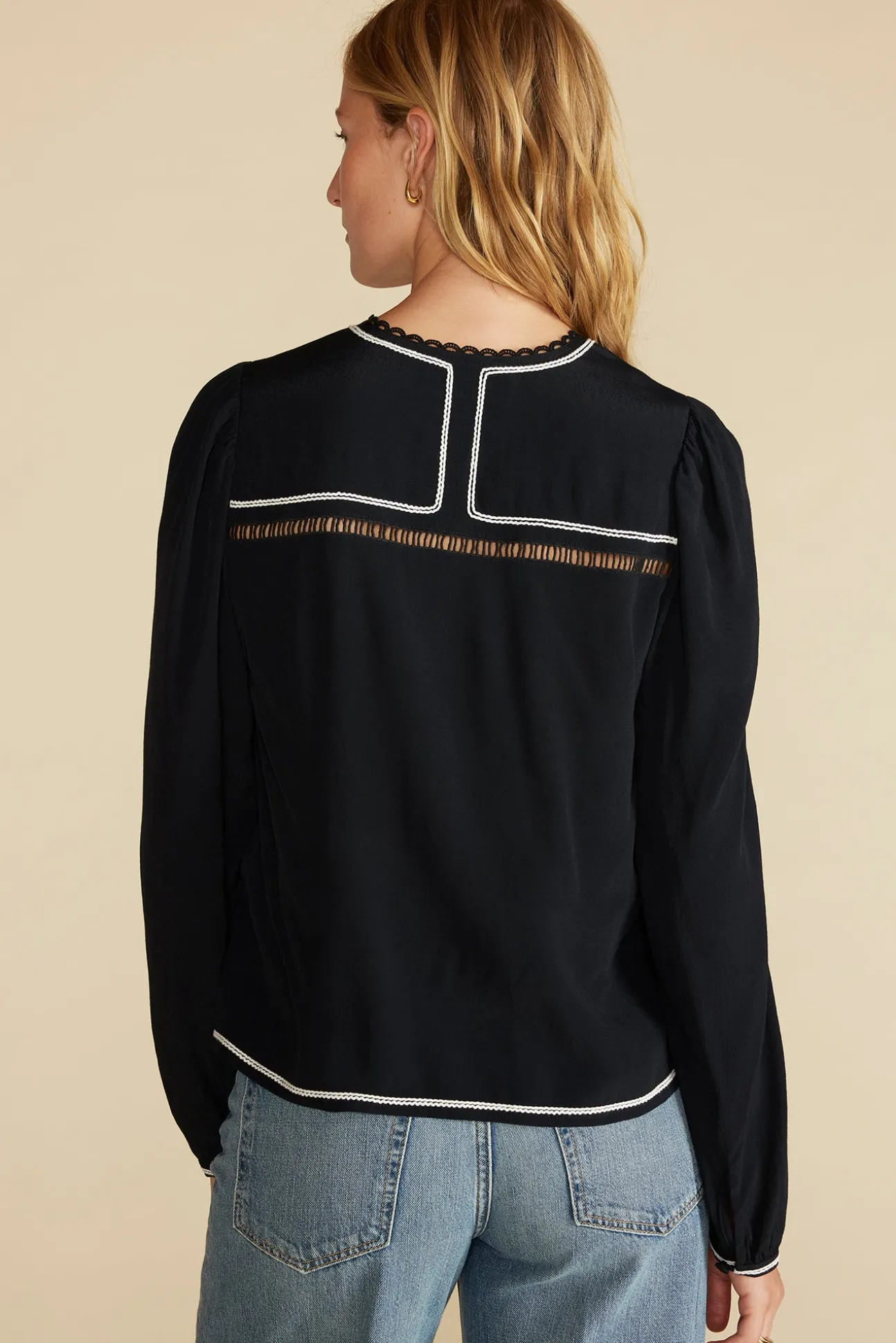 Minna Viscose Crepe Blouse