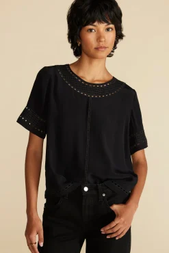 Odilia Embroidered Viscose Top