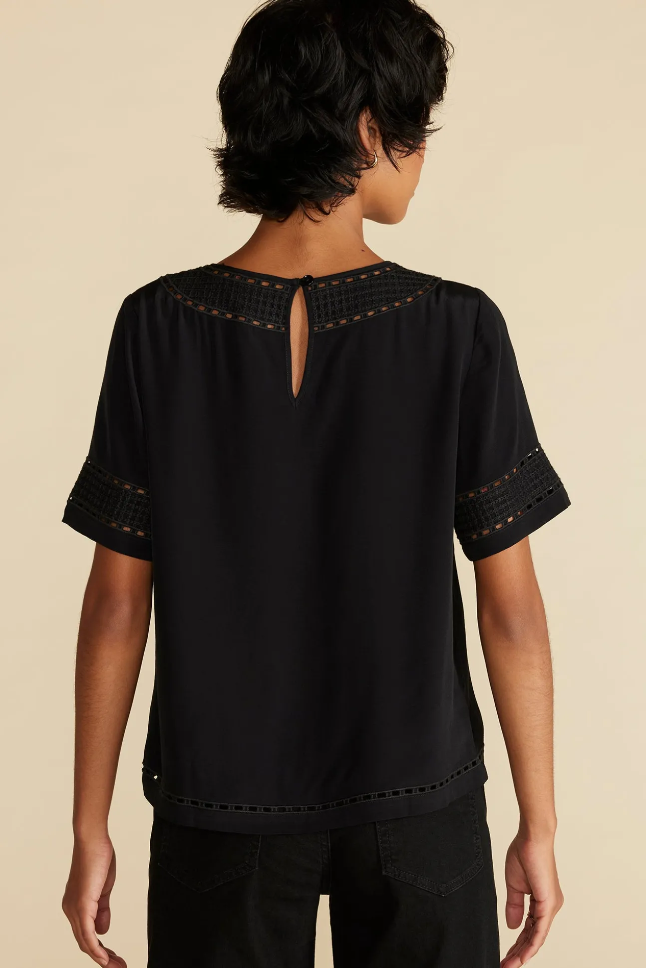 Odilia Embroidered Viscose Top