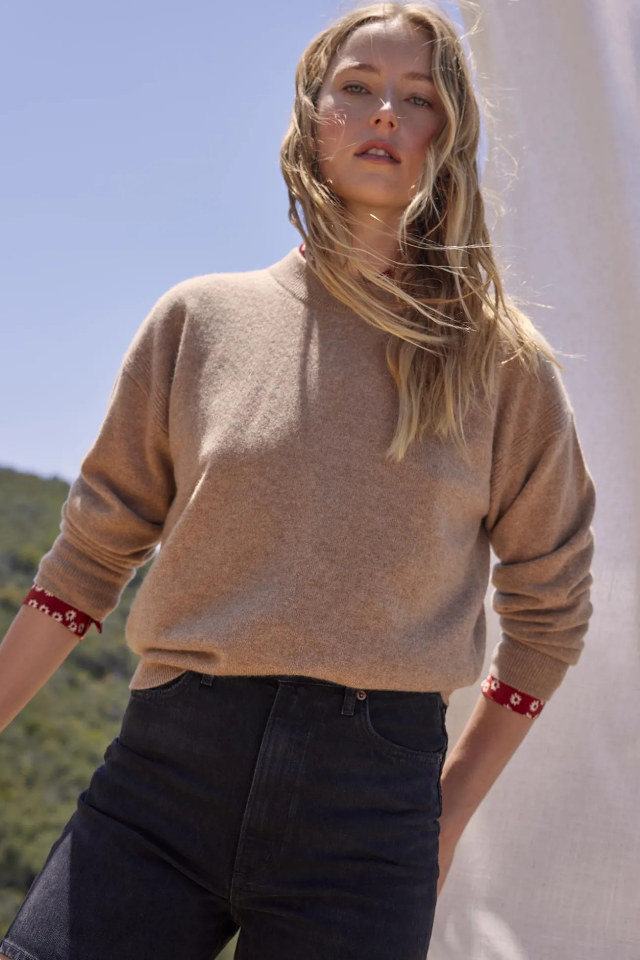 Pearl Cashmere Sweater
