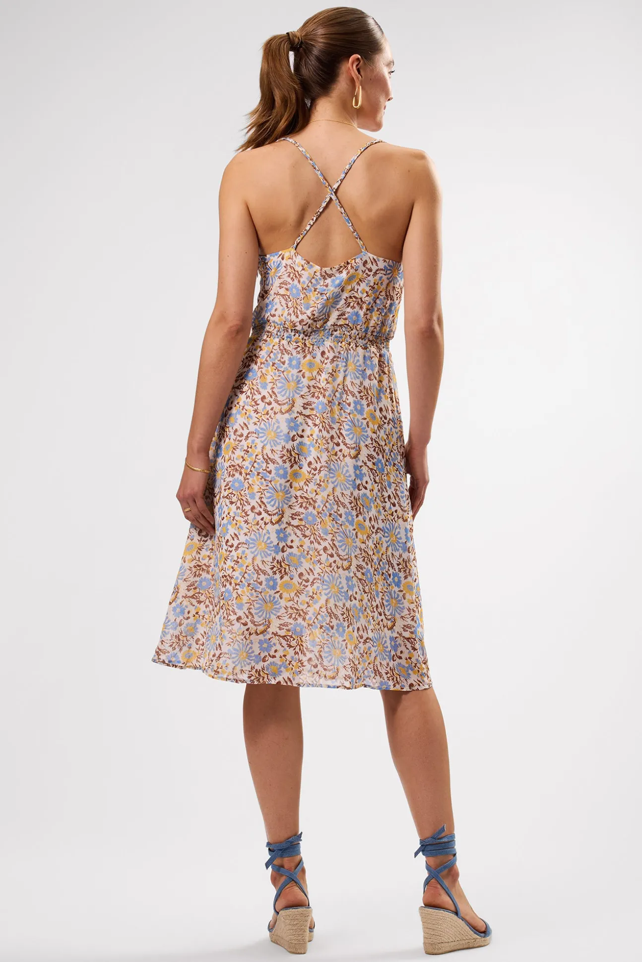 Penny Recycled Sateen Dress