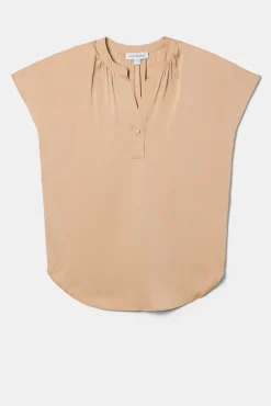 Renata Stretch Silk Blouse