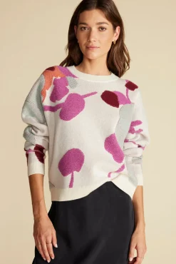 Rowan Jacquard Crew Neck Sweater