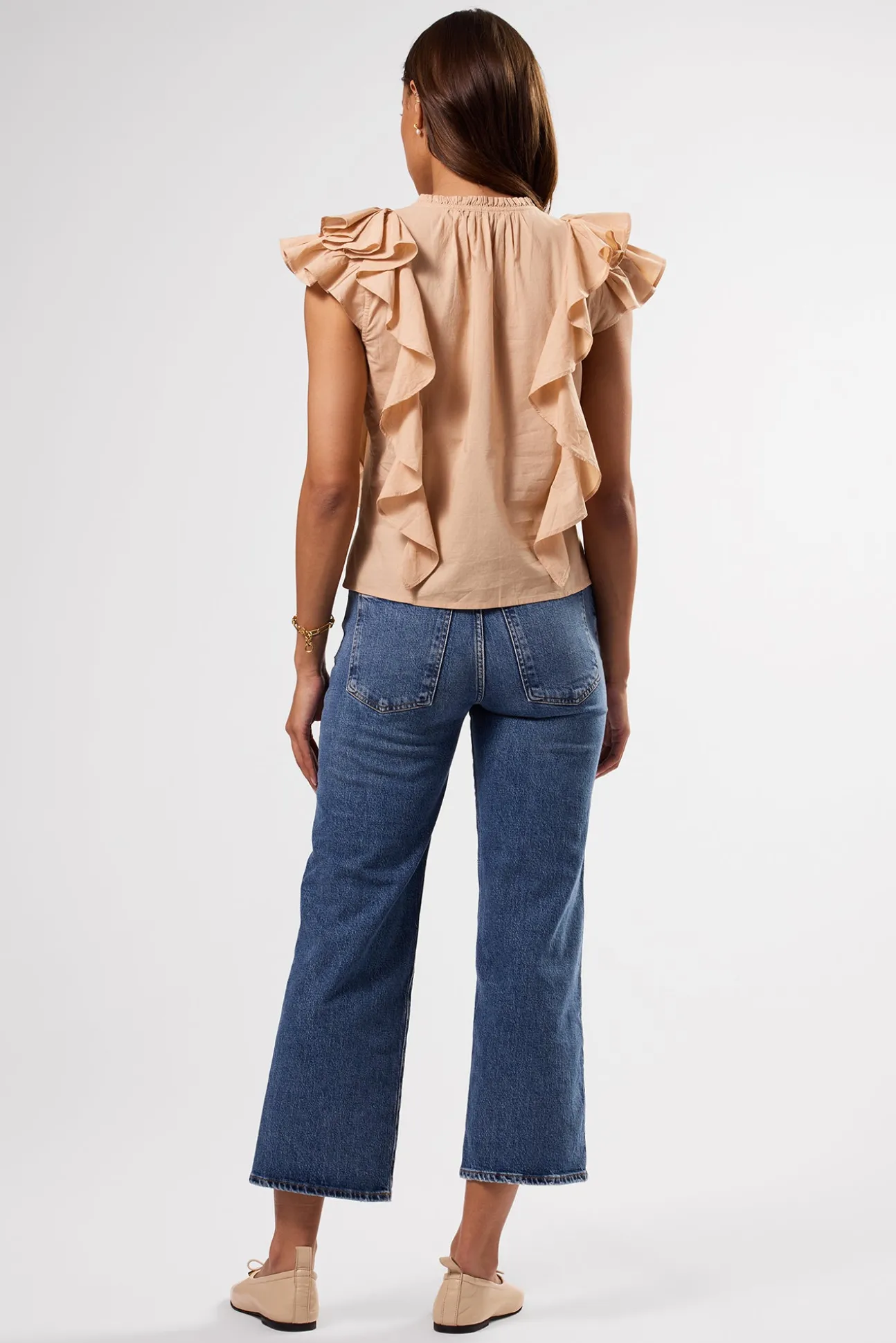 Ruffle Sleeve Top