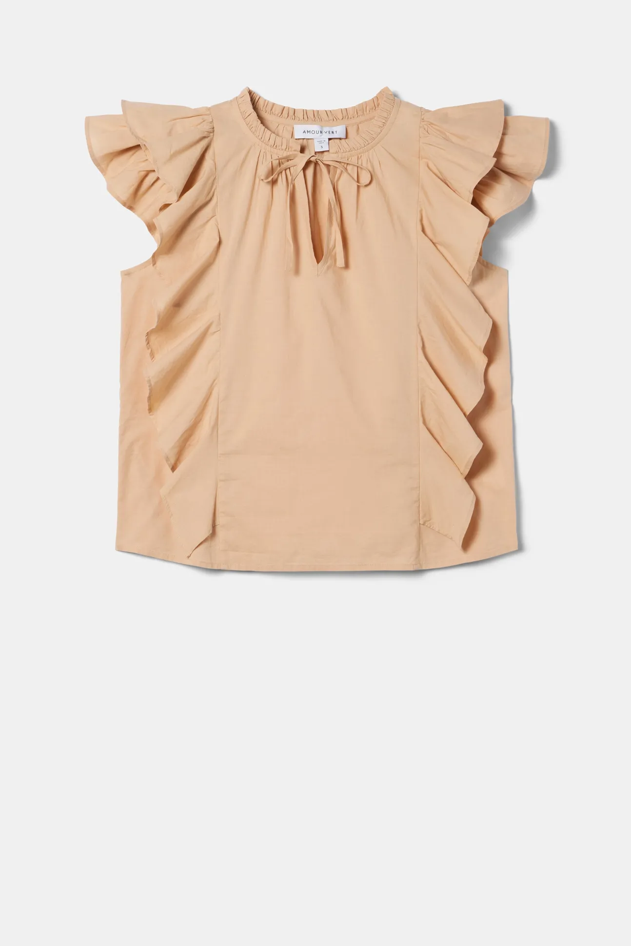 Ruffle Sleeve Top