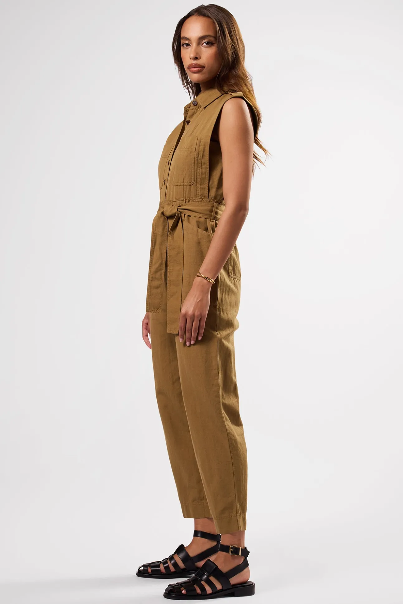 Sienna Cotton Linen Jumpsuit
