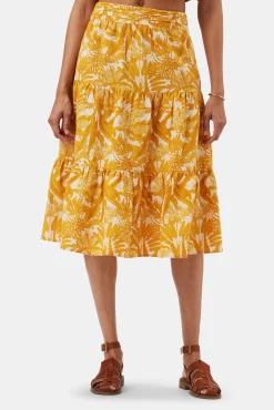 Silas Cotton Linen Skirt