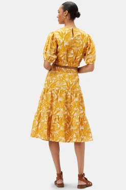 Silas Cotton Linen Skirt