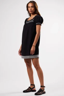 Smocked Embroidery Dress