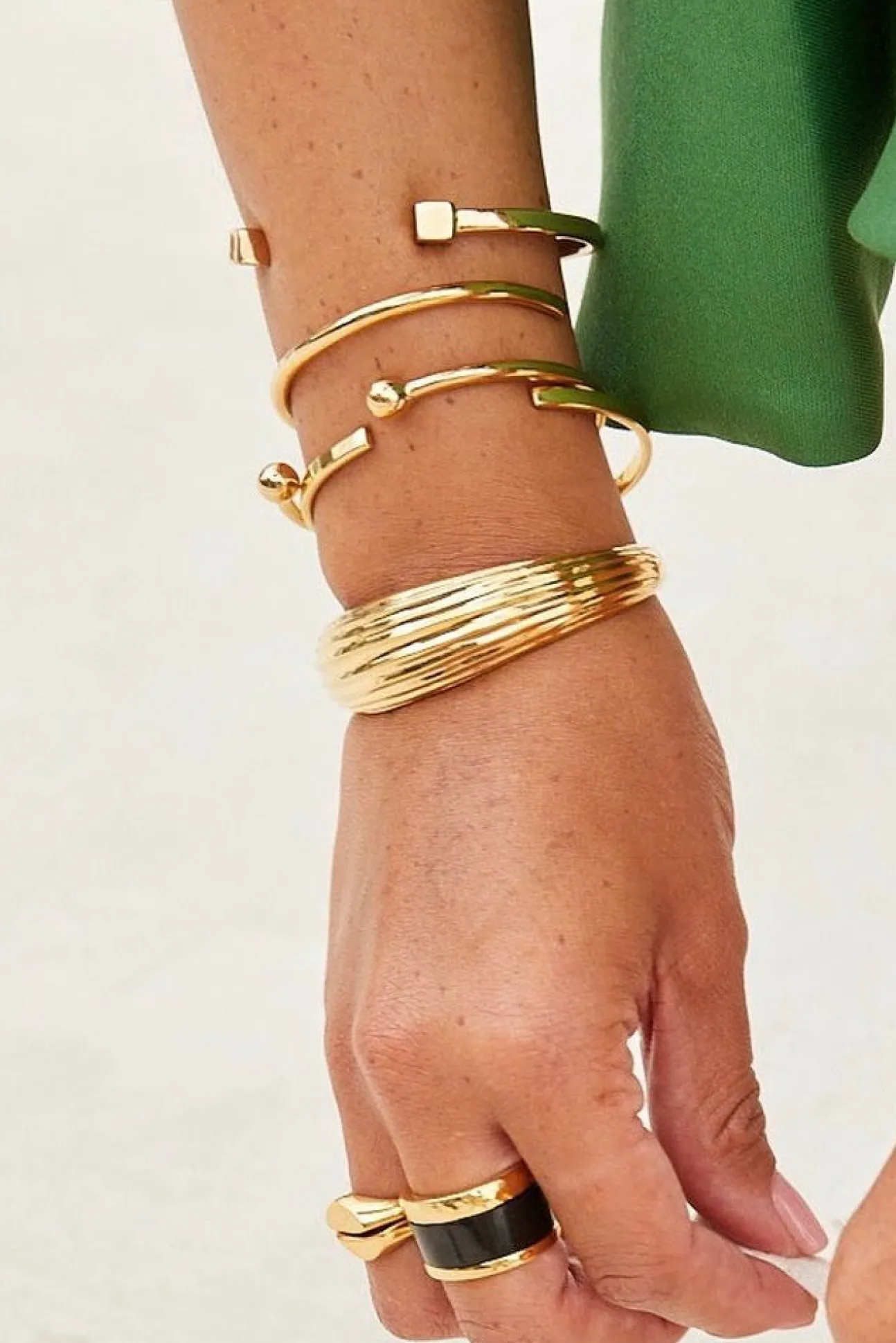 SOKO Mixed Shapes Stacking Cuffs