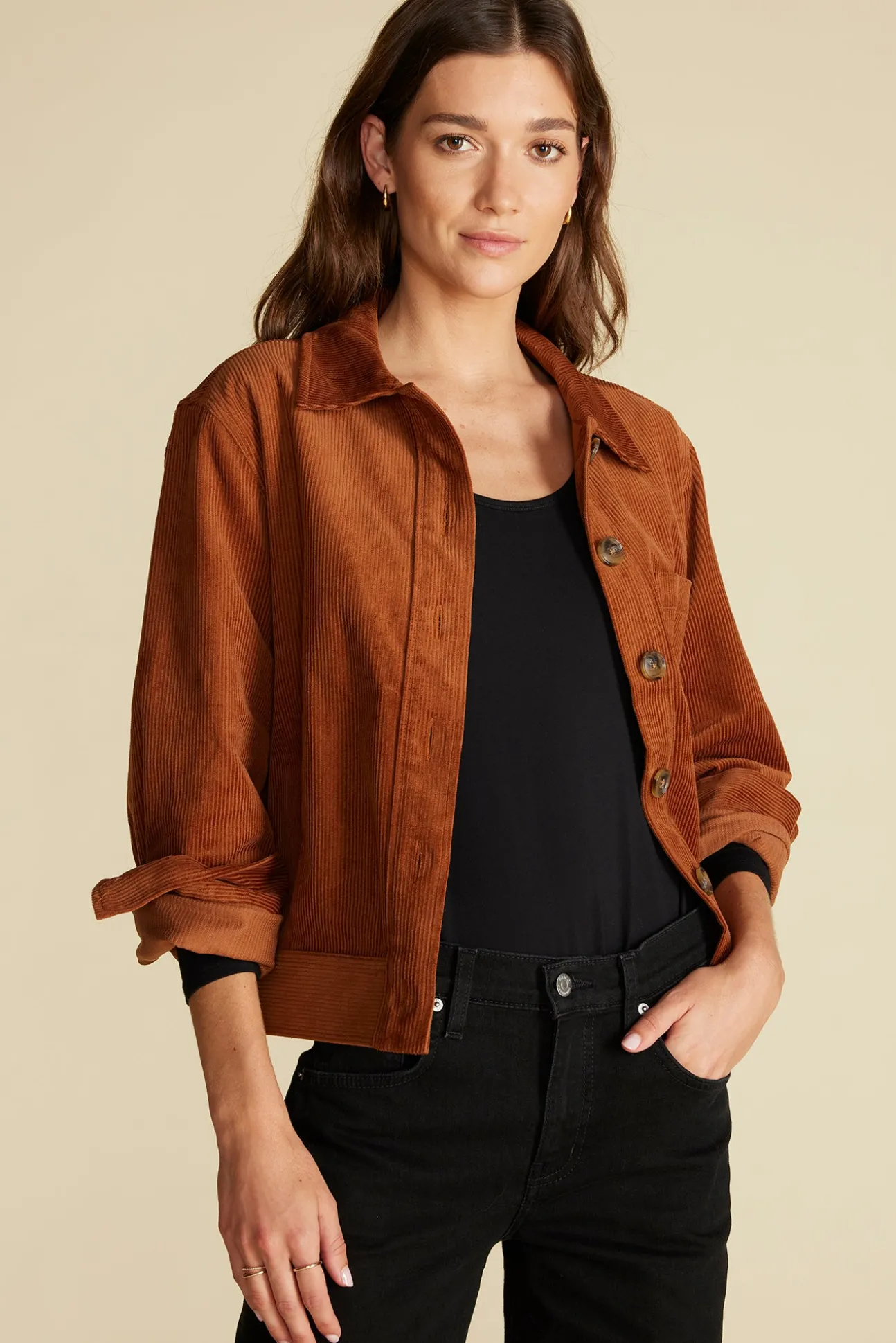 Spencer Corduroy Trucker Jacket