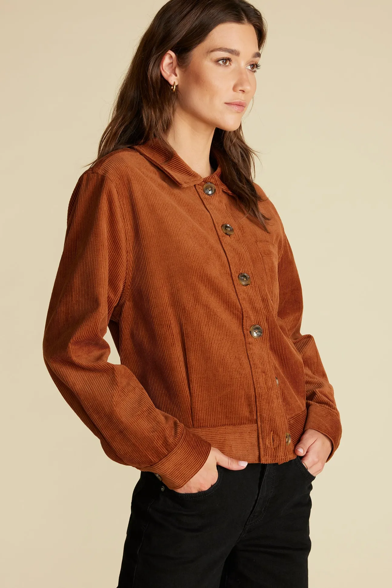Spencer Corduroy Trucker Jacket