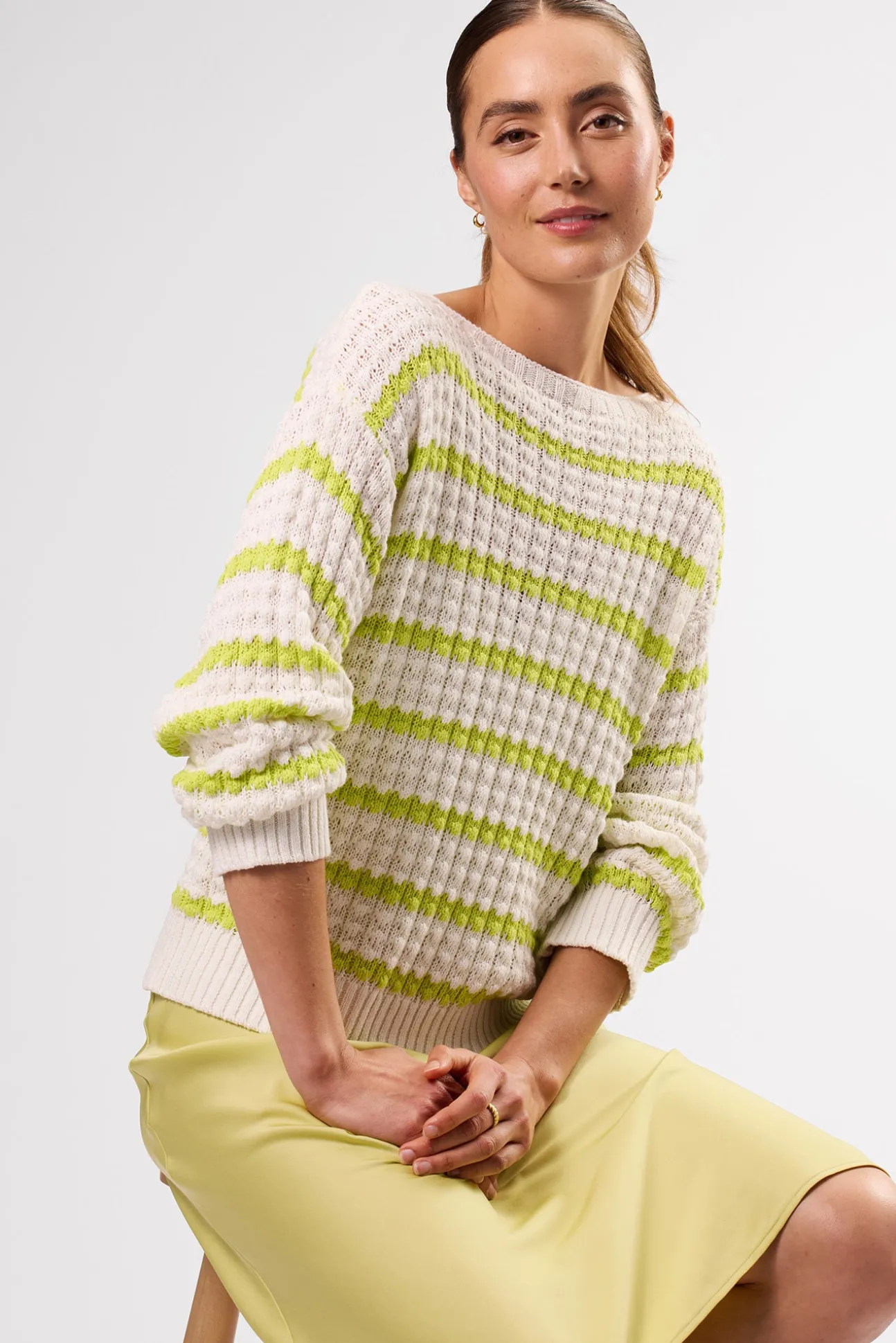 Stripe Novelty Sweater