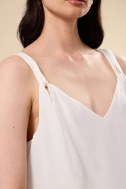 Twist Strap Washable Silk Tank