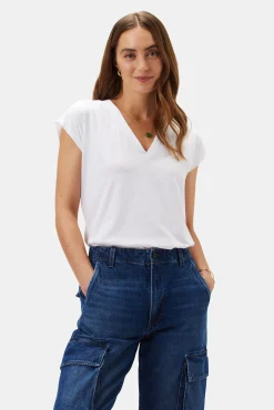 V Neck Solid Tee