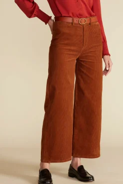 Wide Leg Utility Corduroy Pant
