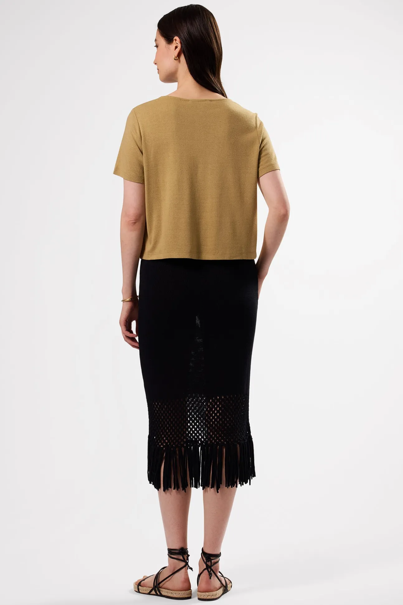Yvette Silk Knit Tee